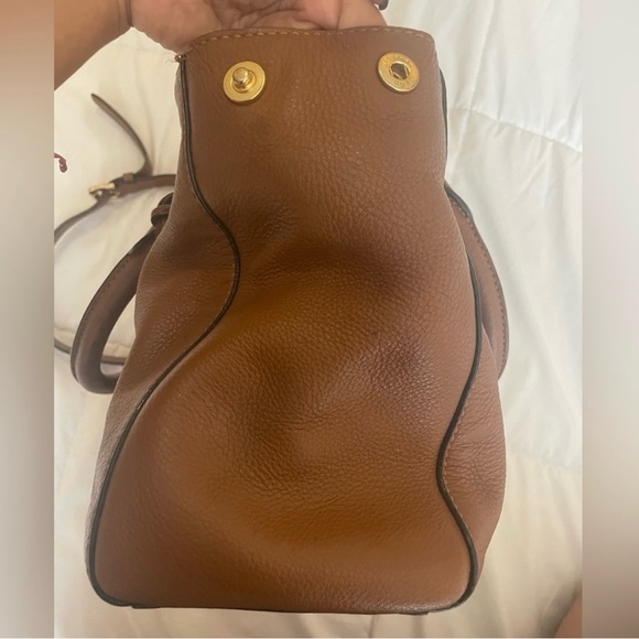 Michael Kors Brown Leather Shoulder Bag - Picture 9 of 10